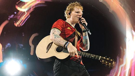most popular musicians in the UK - Ed Sheeran