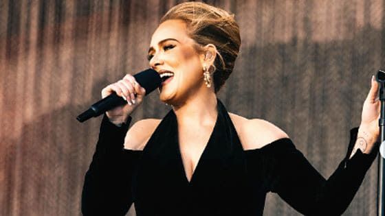 popular British musicians in the UK - Adele